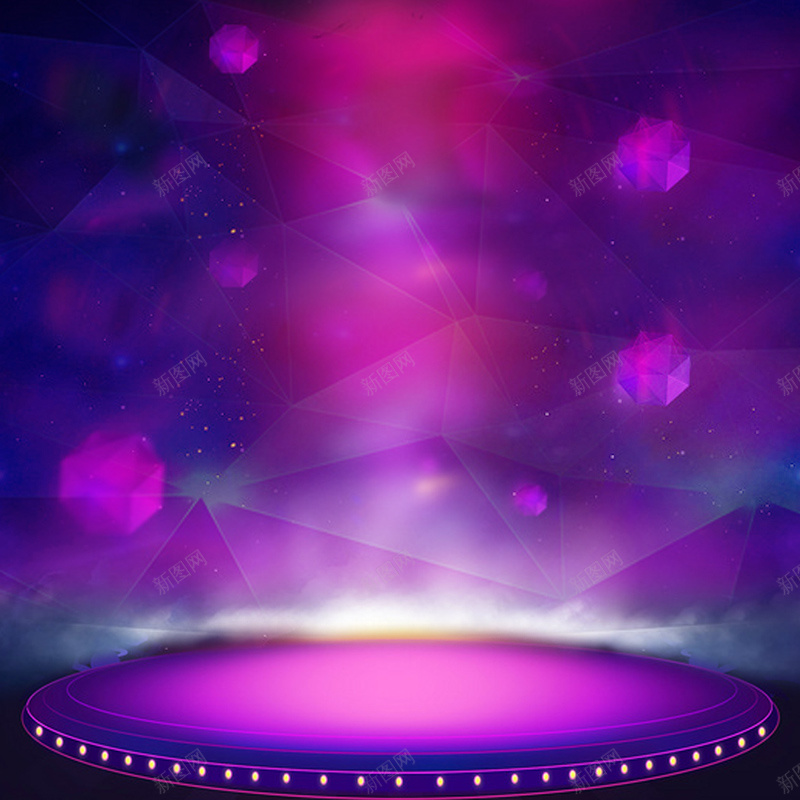 紫色舞台背景psd设计背景_88icon https://88icon.com 主图 几何 渐变 炫酷 紫色 纹理 舞台 质感