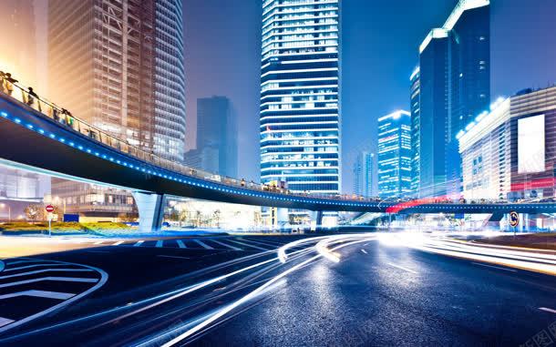大城市发达夜景宽屏jpg设计背景_88icon https://88icon.com 发达 城市 夜景