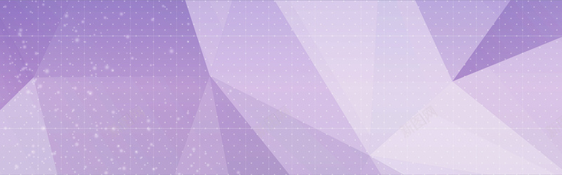 紫色几何立体色块banner背景