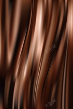 咖啡色丝绸丝绸咖啡色简约大气背景矢量图高清图片