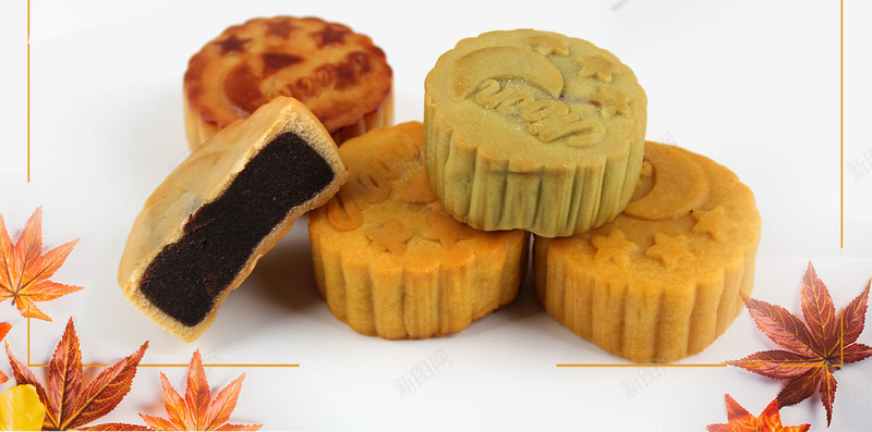 八月十五中秋节月饼H5海报背景psdpsd设计背景_88icon https://88icon.com 中秋佳节 中秋节 传统美食 传统节日 八月 八月十五 团圆 月饼 枫叶 边框 金秋 银杏叶 黄色