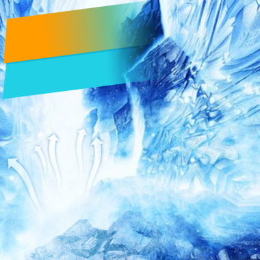 冰块电风扇空调蓝色PSD分层主图背景背景