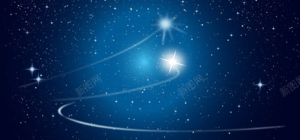 蓝色梦幻星空jpg设计背景_88icon https://88icon.com 星光 星空