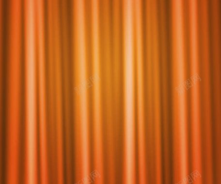 橙色幕布背景背景