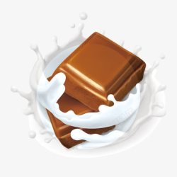 牛奶巧克力素材