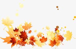 唯美黄色枫叶素材
