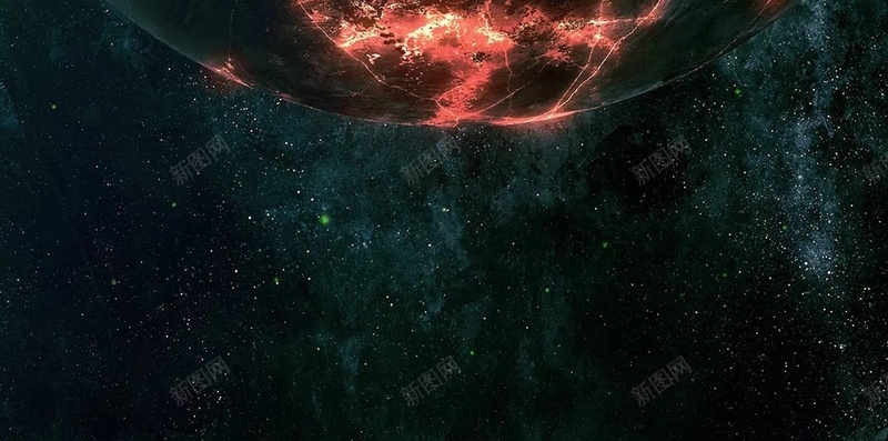 科幻世界末日地球爆炸H5背景jpg设计背景_88icon https://88icon.com 世界末日 光效 受伤地球 地球爆炸 小行星 岩浆 科幻 陨石 黑色背景