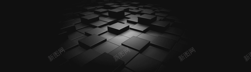 黑色背景起伏方框bannerpsd设计背景_88icon https://88icon.com 几何 扁平 海报banner 渐变 起伏方框 黑色背景