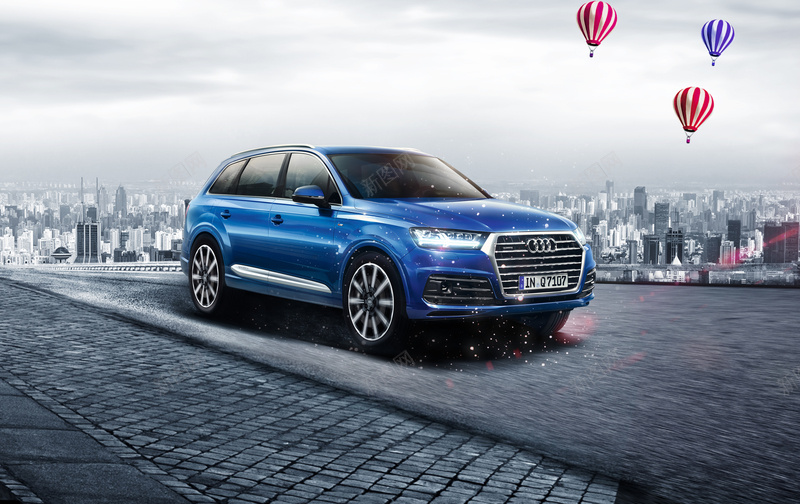 大气公路汽车背景psd设计背景_88icon https://88icon.com 4S店 光效 公路 城市 大气 大路 天空 户外 汽车 热气球 背景素材 蓝色汽车 风景