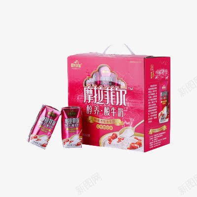 摩拉菲尔牛奶png免抠素材_88icon https://88icon.com 乳酸菌 产品实物 奶制品 牛奶 粉色包装