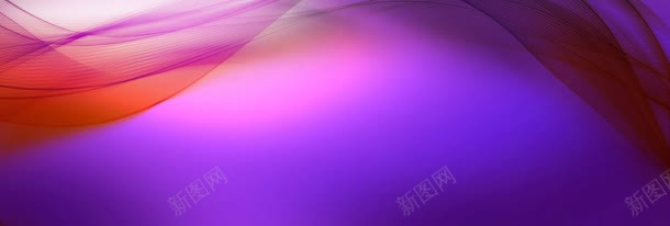 紫色科技梦幻背景banner背景