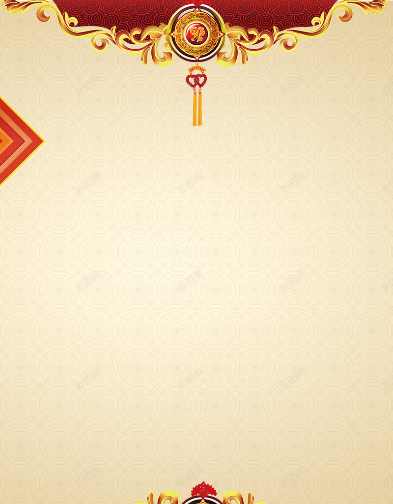 年会节目单海报背景psd设计背景_88icon https://88icon.com 中国红 剪纸 年会节目单 新年晚会 节目单