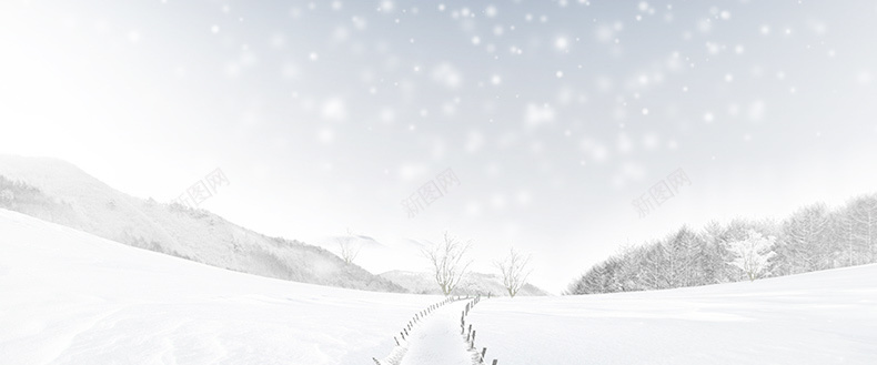 冬季雪景详情背景背景