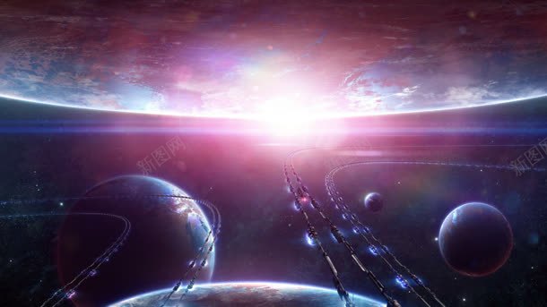 紫色宇宙星空星球jpg设计背景_88icon https://88icon.com 宇宙 星球 星空 紫色