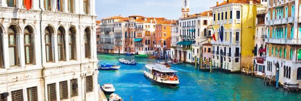 威尼斯城市风景背景