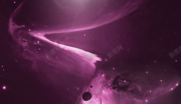 紫色宇宙中的各种星球jpg设计背景_88icon https://88icon.com 各种 宇宙 星球 紫色