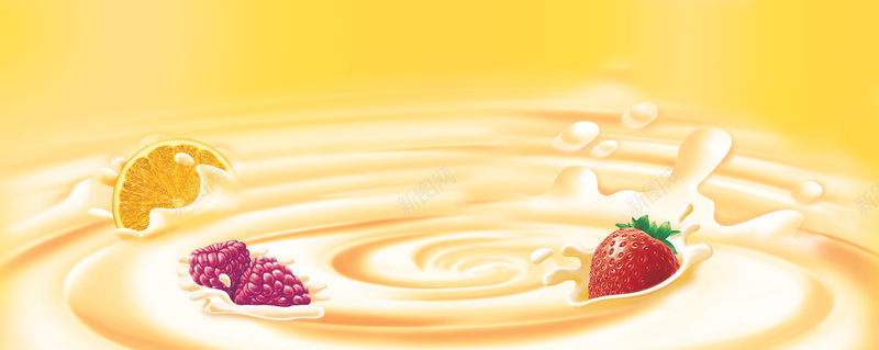 糖果奶糖牛奶广告水果奶旋背景