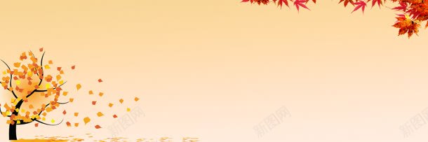 秋季唯美风景背景bannerjpg设计背景_88icon https://88icon.com banner 唯美 枫叶 树 秋季 背景 风景