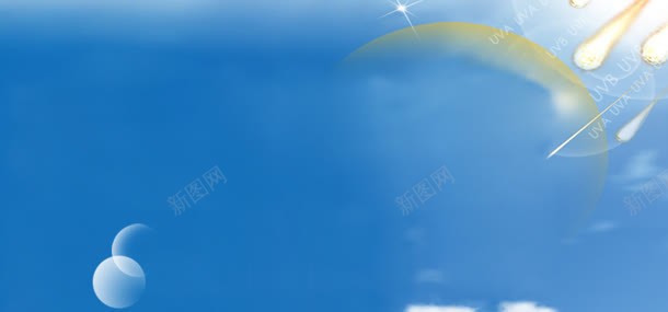 蓝天光线雨滴背景图jpg设计背景_88icon https://88icon.com 光线 蓝天 雨滴