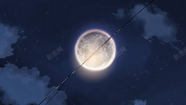 夜晚蓝色星空白色月亮jpg设计背景_88icon https://88icon.com 夜晚 星空 月亮 白色 蓝色