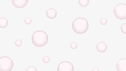 粉色圆球漂浮素材