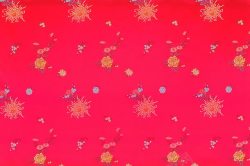菊花花纹布料背景图片红色布料背景高清图片