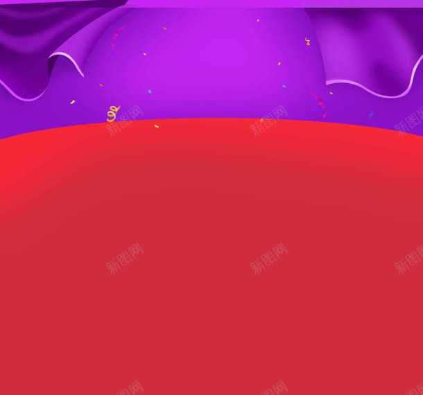 扁平风格红色紫色不规则形状元素jpg设计背景_88icon https://88icon.com 不规则 元素 图片 形状 扁平 紫色 红色 风格