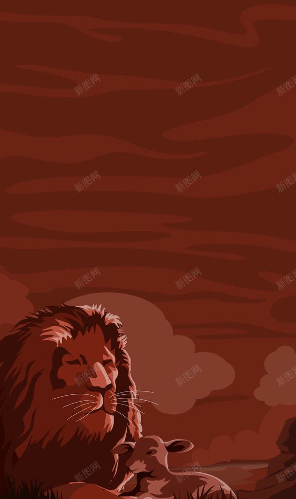 狮子和羔羊油画jpg设计背景_88icon https://88icon.com 动物油画 图片素材 底纹背景 文化艺术 无框画 欧洲油画 油画 狮子 狮子和羔羊油画图片 狮子和羔羊油画图片素材下载 绘画书法 羔羊 背景花边 装饰画