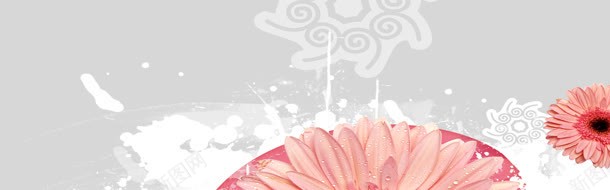 创意时尚喷墨笔刷效果背景图背景