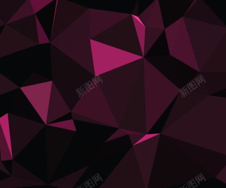 紫色三角形背景背景