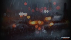 光下晕光灯光下雨宽屏高清图片