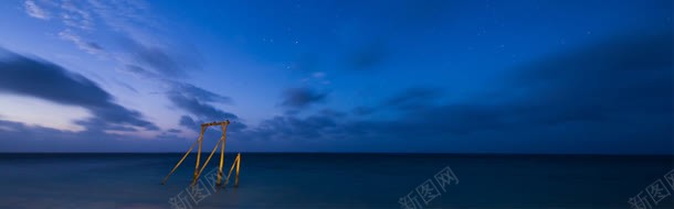 夜空风景背景