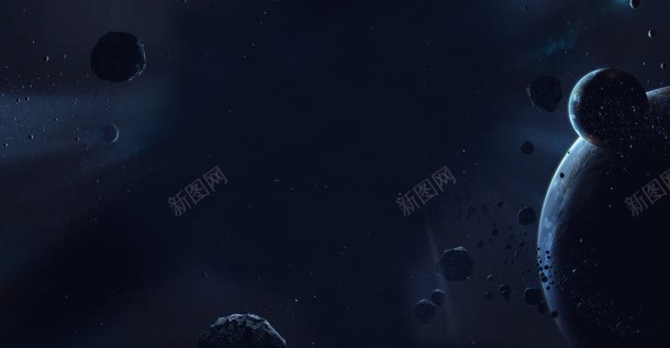 黑色宇宙中的各个星球jpg设计背景_88icon https://88icon.com 各个 宇宙 星球 黑色