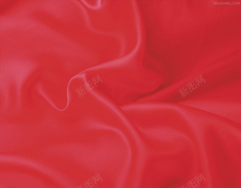 红色柔软丝绸海报背景背景