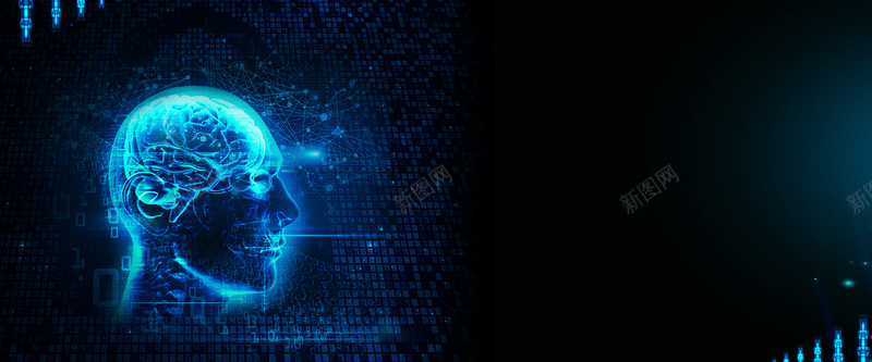 蓝色人工智能科技AI机器人bannerpsd设计背景_88icon https://88icon.com AI 人工智能 人脸识别 区块链 大数据 科技 蓝色 高科技
