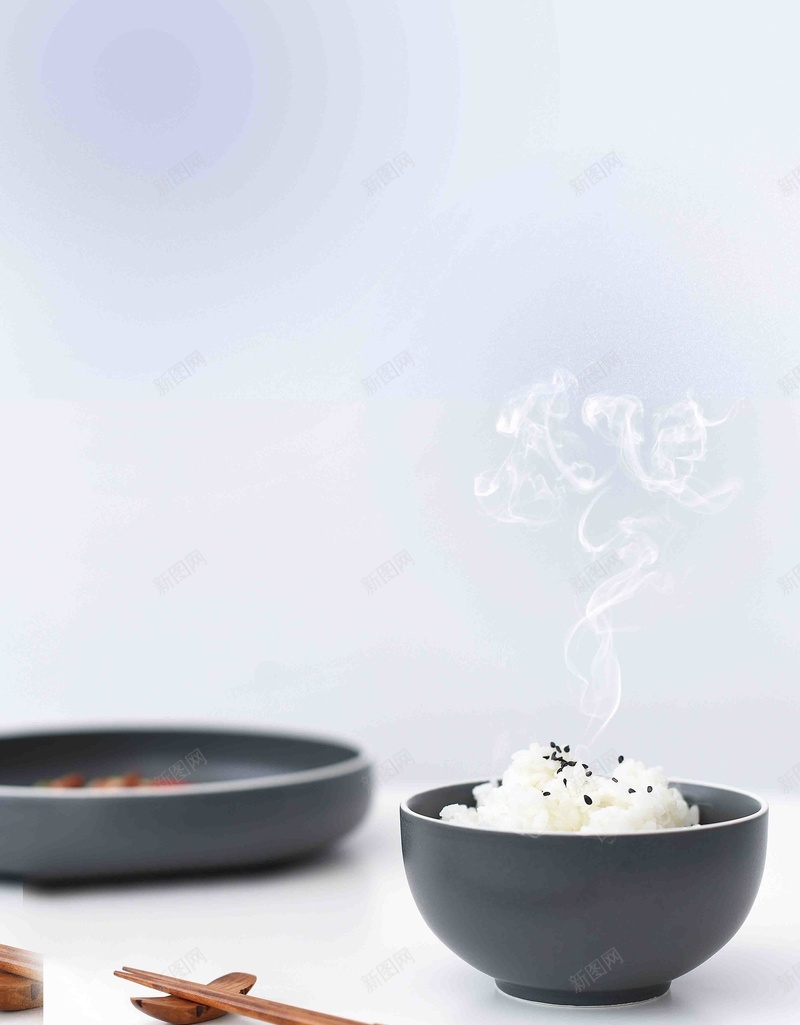 简约中国风大米宣传海报jpg设计背景_88icon https://88icon.com 古风水稻 大米展板 大米海报 有机种植 环保健康 稻田 米饭 绿色食品