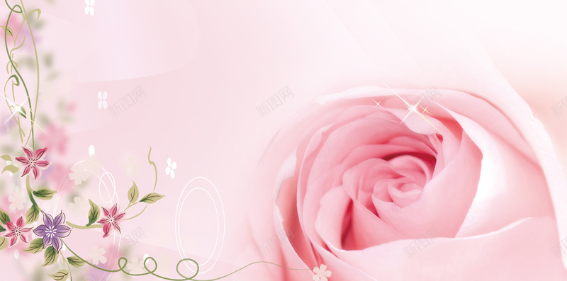 养生馆按摩H5背景psd设计背景_88icon https://88icon.com H5 h5 养生 养生馆 按摩 梦幻 浪漫 玫瑰花 美容