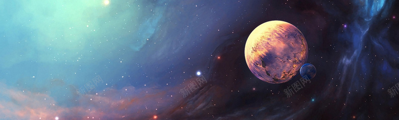 宇宙星球banner背景