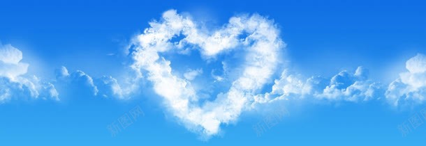 心形创意banner背景