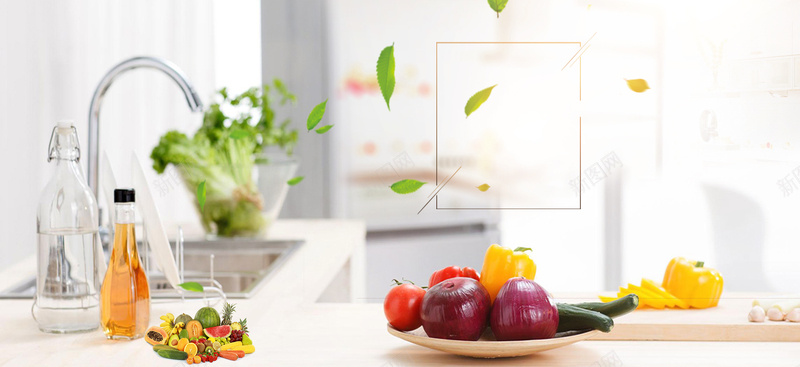 淘宝秋冬厨房用具时尚清新促销bannerpsd设计背景_88icon https://88icon.com 上新 促销 厨房用具 大促 宣传 时尚 淘宝 清新 特惠 秋冬