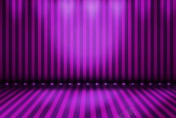 紫色条纹浪漫舞台素材
