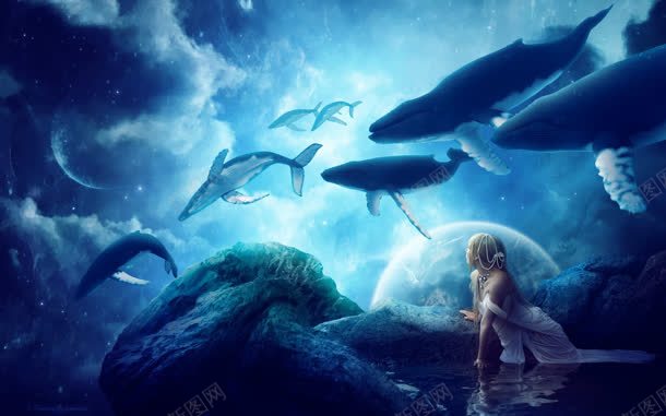鲸鱼梦幻海底世界jpg设计背景_88icon https://88icon.com 世界 梦幻 海底 鲸鱼