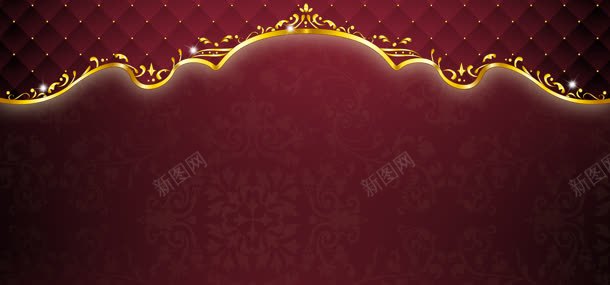 高档大气红色背景jpg设计背景_88icon https://88icon.com 凌形 星光 花纹 金边 金边花纹