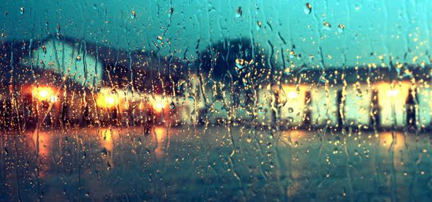 水珠玻璃背景背景