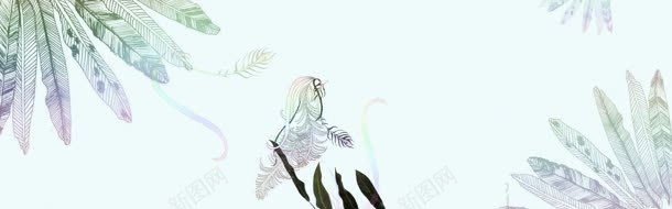 芭蕉叶女装海报夏季背景jpg设计背景_88icon https://88icon.com 夏季 女装 海报 背景 芭蕉叶 设计