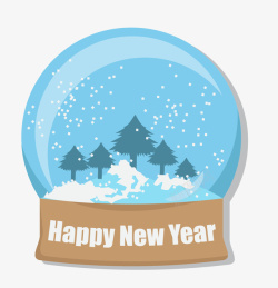 新年礼品新年水晶球高清图片