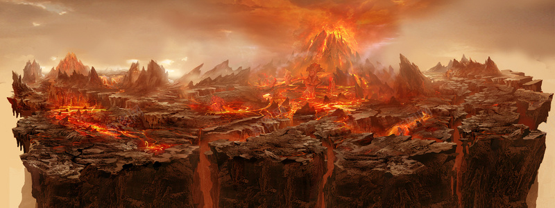大气火山喷发背景背景