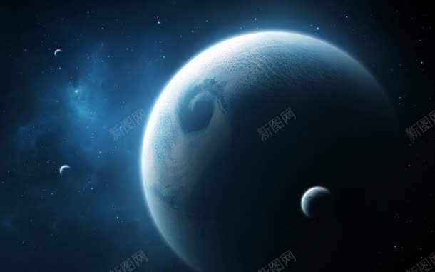 宇宙中的星球海报背景jpg设计背景_88icon https://88icon.com 宇宙 星球 海报 背景