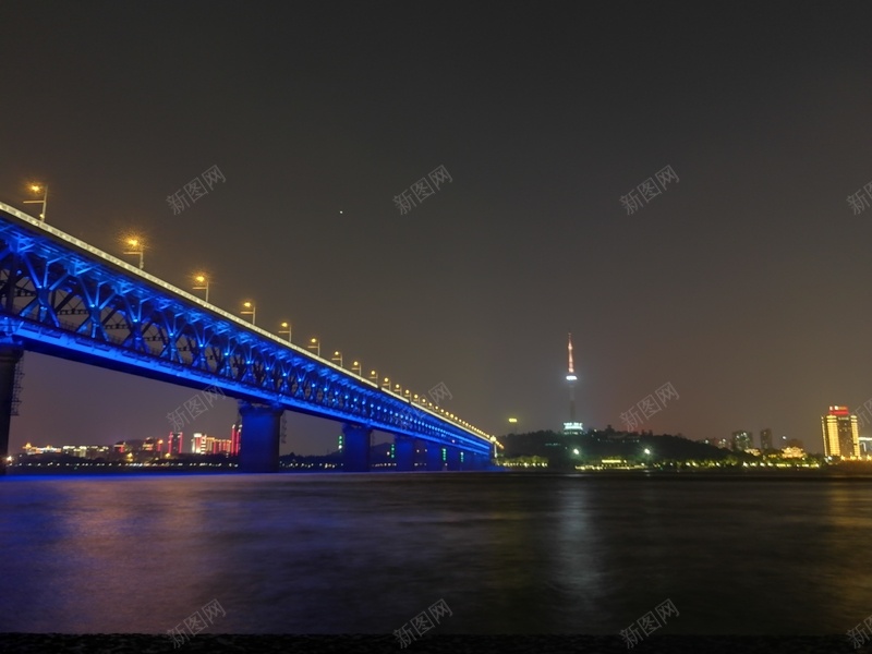 武汉长江大桥jpg设计背景_88icon https://88icon.com 夜景 建筑物 长江 风景
