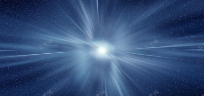星空科幻蓝色科技海报背景背景